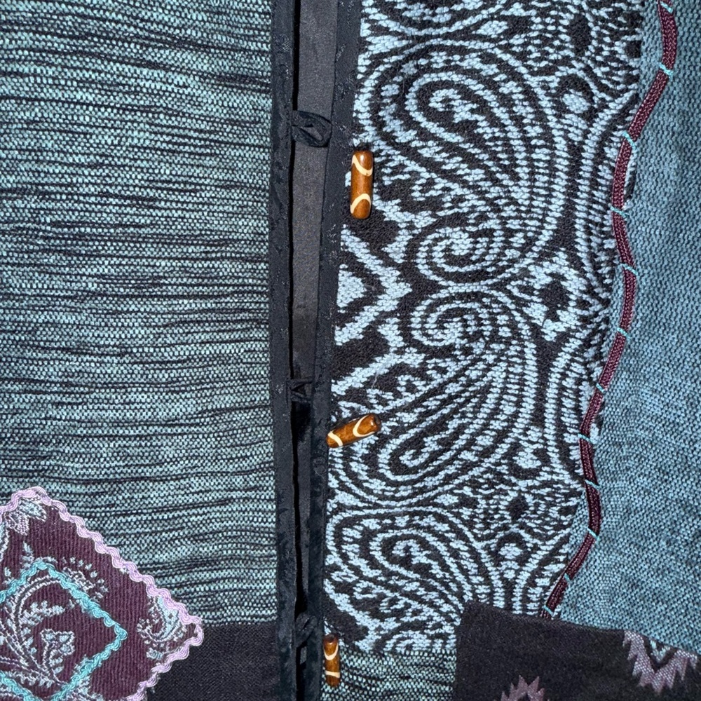 Sag Harbor Multicolor Patchwork Blazer - image 6